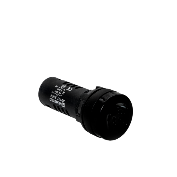 MT22-FM220E - Зуммер без подсветки, 80дБ, черный, 220V AС, IP65, пластик