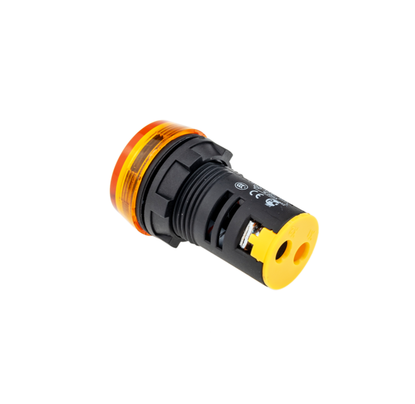 MT22-S75 - Сигнальная LED лампа, желтый, 380V AC IP65