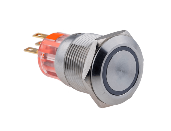 MT67-F220R11 - Кнопка с подсветкой красная, с фиксацией, 220В AC, IP67