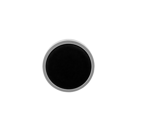MTB2-BA2 - Головка кнопки плоская, черный, металл