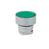 MTB2-BA3 - Головка кнопки плоская, зеленый, металл