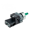 MTB2-BK2361 - Переключатель с подсветкой, с фиксацией, 24V AC/DC, зеленый, 2 положения, 1NO