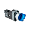 MTB2-BK2663 - Переключатель с подсветкой, с фиксацией, 220V AC/DC, синий, 2 положения, 1NO