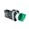 MTB2-BK3361 - Переключатель с подсветкой, с фиксацией, 24V AC/DC, зеленый, 3 положения, 1NO