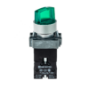 MTB2-BK3363 - Переключатель с подсветкой, с фиксацией, 220V AC/DC, зеленый, 3 положения, 1NO