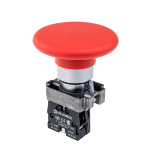 MTB2-BRZ124 - Кнопка грибовидная, без фиксации 1NC красный 60 мм