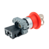 MTB2-BSZ1214 - Кнопка грибовидная, возврат поворотом, 1NC красный 40 мм