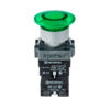 MTB2-BW3633 - Кнопка грибовидная без фиксации, с подсветкой, 220V, 1NO, зеленый