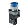 MTB2-BW3663 - Кнопка с подсветкой синяя, 220V 1NO