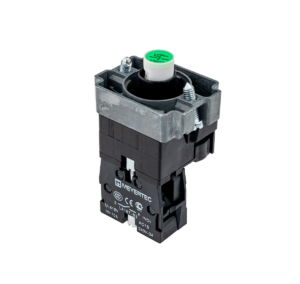 MTB2-BW633 - Основание с подсветкой 1NO зеленый 220V, металл