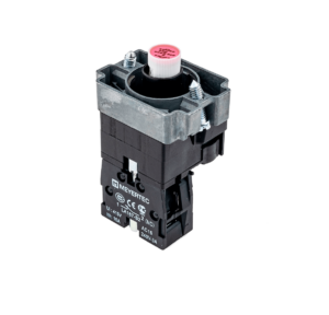 MTB2-BW634 - Основание с подсветкой 1NC красный 220V, металл