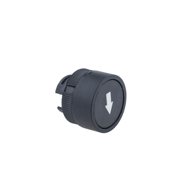 MTB2-EA335 - Головка кнопки черный "стрелка вверх", пластик