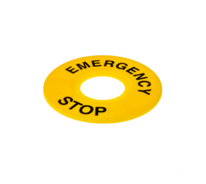 MTB2-F07 - Табличка "Emergency Stop", размер 60 мм (2 шт. в комплекте)