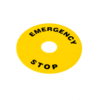 MTB2-F12 - Табличка "Emergency Stop", размер 90 мм (2 шт. в комплекте)