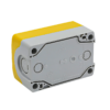 MTB2-F87-Y - Корпус кнопочного поста, 2 места, желтый, IP67
