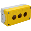 MTB2-F88-Y - Корпус кнопочного поста, 3 места, желтый, IP67