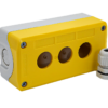 MTB2-F88-Y - Корпус кнопочного поста, 3 места, желтый, IP67