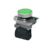 MTB4-BA31 - Кнопка плоская зеленая, 1NO, IP65, металл