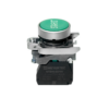 MTB4-BA31601 - Кнопка плоская зеленая, маркировка "START", 1NO, IP65, металл