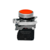 MTB4-BA42 - Кнопка плоская красная, 1NС, IP65, металл