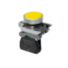 MTB4-BA51 - Кнопка плоская желтая, 1NO, IP65, металл