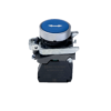MTB4-BA61781 - Кнопка плоская синяя, маркировка "стрелка влево-вправо", 1NO, IP65, металл