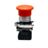 MTB4-BC42 - Кнопка грибовидная красная, 40 мм, пружиный возврат, 1NС, IP65, металл