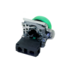 MTB4-BP31 - Кнопка зеленая в кожухе, 1NO, IP66, металл