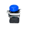 MTB4-BP61 - Кнопка синяя в кожухе, 1NO, IP66, металл