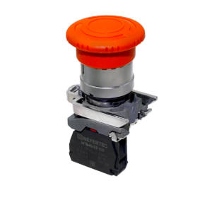 MTB4-BS542 - Кнопка грибовидная аварийной остановки, красная, 40 мм, возврат поворотом с фиксацией, 1NC, IP65, металл
