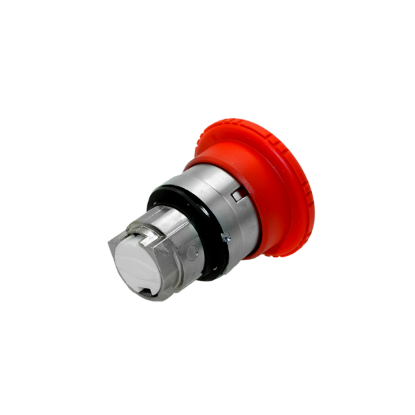 MTB4-BS54C - Головка кнопки, грибовидная аварийной остановки, возврат поворотом, красная, 40 мм, IP65, металл