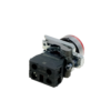 MTB4-BW34721 - Кнопка красная с подсветкой, 1NС, 24V AC/DC, IP65, металл