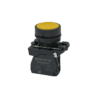 MTB5-AA51 - Кнопка плоская желтая, 1NO, IP65, пластик