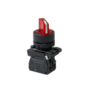 MTB5-AK24723 - Переключатель  на 2 положения с фиксацией и подсветкой, красный, 1NС, 220V AC/DC, IP65, пластик