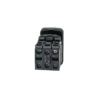MTB5-AW83751 - Кнопка двойная плоская с подсветкой, красная/зеленая, маркировка "I+O", 1NO+1NC, 24V AC/DC, IP65, пластик
