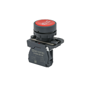 MTB5-AA41622 - Кнопка плоская красная, маркировка "STOP", 1NС, IP65, пластик