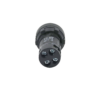 MTB7-EA23 - Кнопка плоская черная, 2NO, IP54, пластик