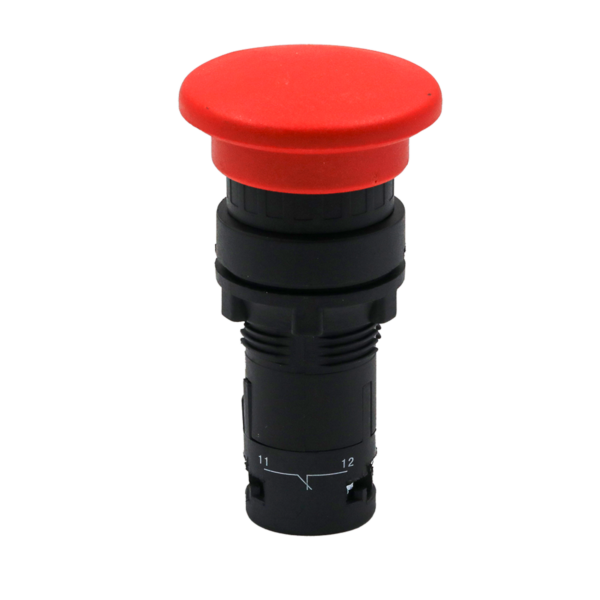 MTB7-EC42 - Кнопка грибовидная красная, Ø 40 мм, 22 мм, 1NC, IP54, пластик