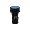MTB7-EH65 - Кнопка плоская синяя с фиксацией, 1NO+1NC, IP54, пластик