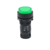 MTB7-EW33611 - Кнопка зеленая выступающая с подсветкой, 1NO,  24V AC/DC, IP54, пластик