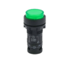 MTB7-EW33616 - Кнопка зеленая выступающая с подсветкой, 1NO, 220V AC, IP54, пластик