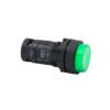 MTB7-EW33616 - Кнопка зеленая выступающая с подсветкой, 1NO, 220V AC, IP54, пластик