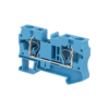 MTS-10BL - Клемма пружинная проходная, 10 мм², синяя