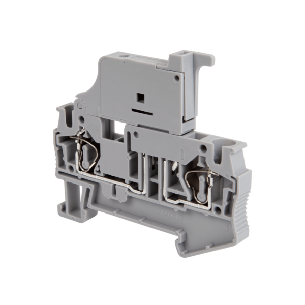 MTS-4F - Клемма пружинная с держателем предохранителя, 4 мм²