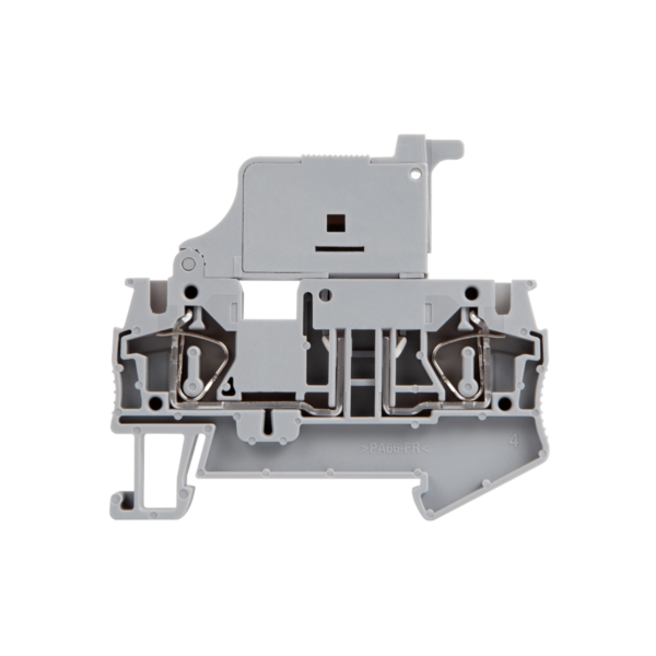 MTS-4F - Клемма пружинная с держателем предохранителя, 4 мм²