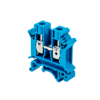 MTU-10BL - Клемма винтовая проходная, 10 мм², синяя