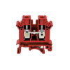 MTU-10RD - Клемма винтовая проходная, 10 мм², красная