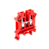 MTU-6RD - Клемма винтовая проходная, 6 мм², красная