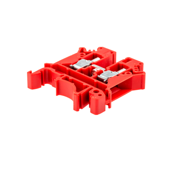 MTU-6RD - Клемма винтовая проходная, 6 мм², красная