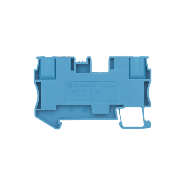 MTP-10BL - Клемма push-in проходная, 10 мм², синяя